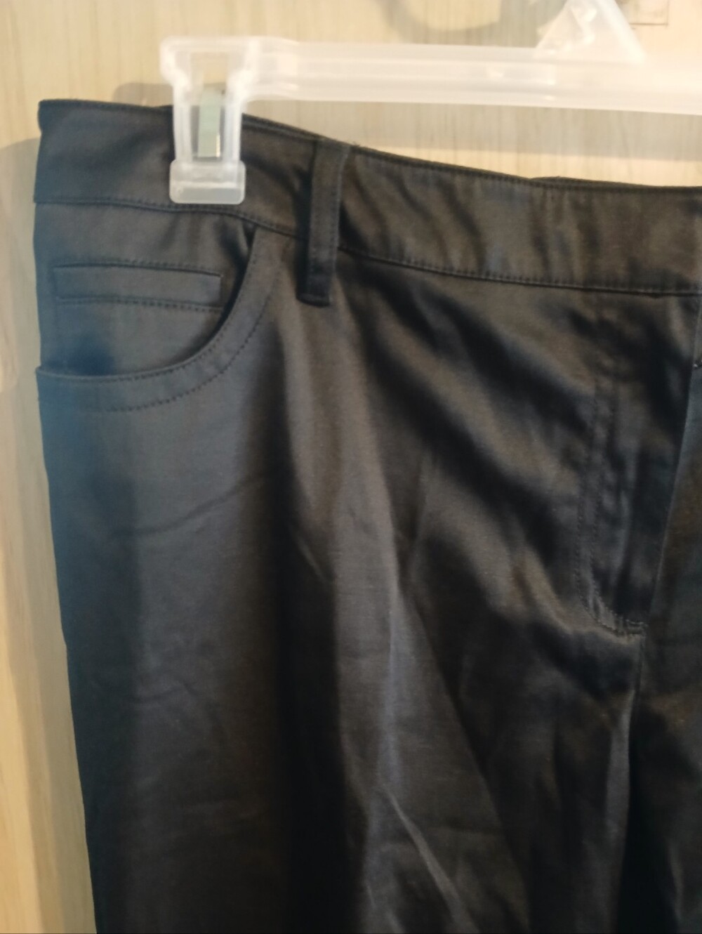 ZAC & RACHEL WOMEN'S PLUS SIZE 18W BLACK EMBELLISHED CROPPED PANTS - Picture 2 of 15